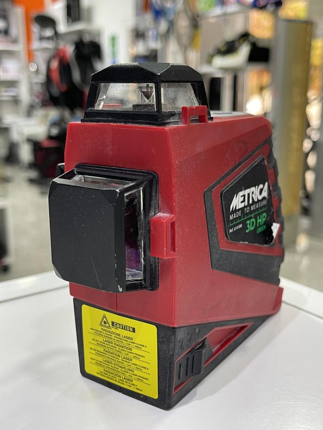 NIVEL LASER METRICA 3D HP GREEN LINEA VERDE+ BATERIA + CARGADOR
