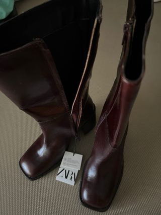 Botas altas Zara - Marrón