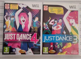 Wii Just Dance 3 & 4
