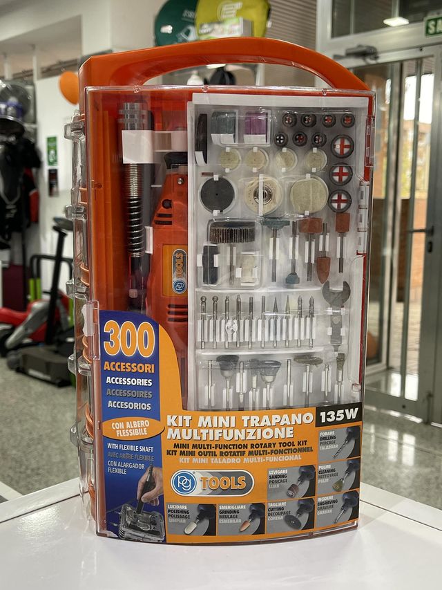 KIT MINI TRAPANO MULTIFUNZIONE TOOLS 135W