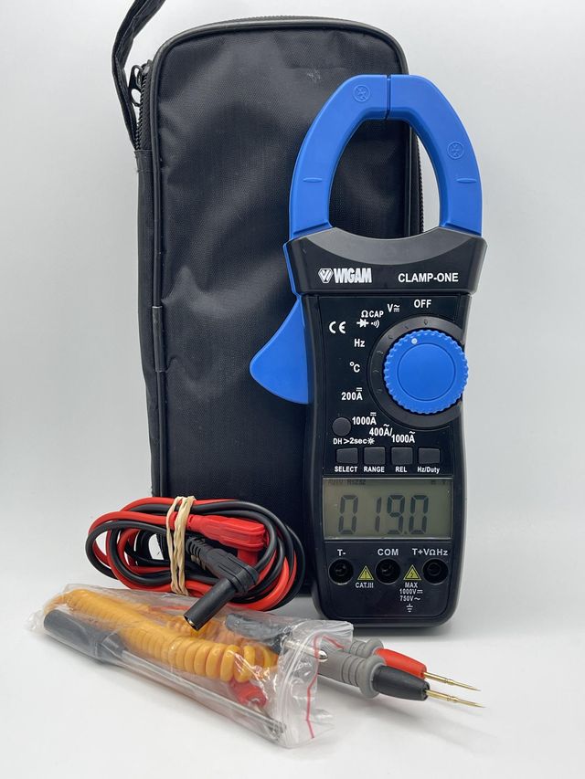PINZA AMPERIMETRICA WIGAM CLAMP-ONE + FUNDA + ACCESORIOS