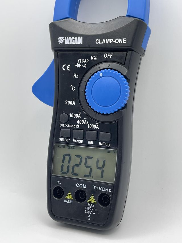 PINZA AMPERIMETRICA WIGAM CLAMP-ONE + FUNDA + ACCESORIOS