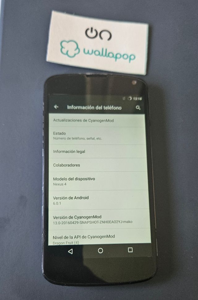 LG Nexus 4 (Google) - CHOLLO COLECCIONISTA!