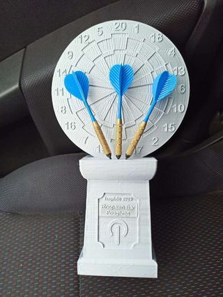 Trofeo Dardos personalizado