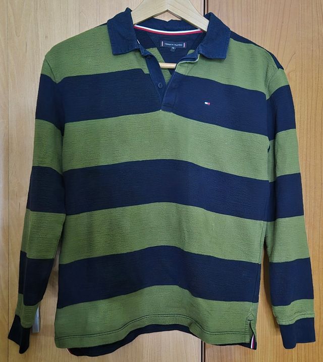 Polo Tommy Hilfiger rayas S