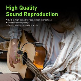 Microfono Wireless per Chitarra UHF - Nuovo