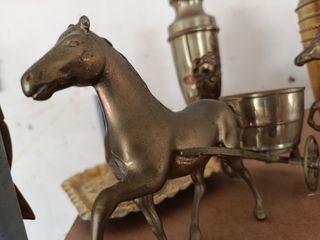 Figura caballo bronce antiguo