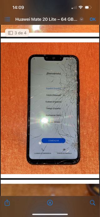 Huawei Mate 20 Lite 64GB - Schermo rotto