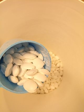 Pastillas cloro para piscina