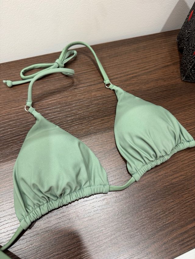 Bikini Verde - Bañador Triángulo