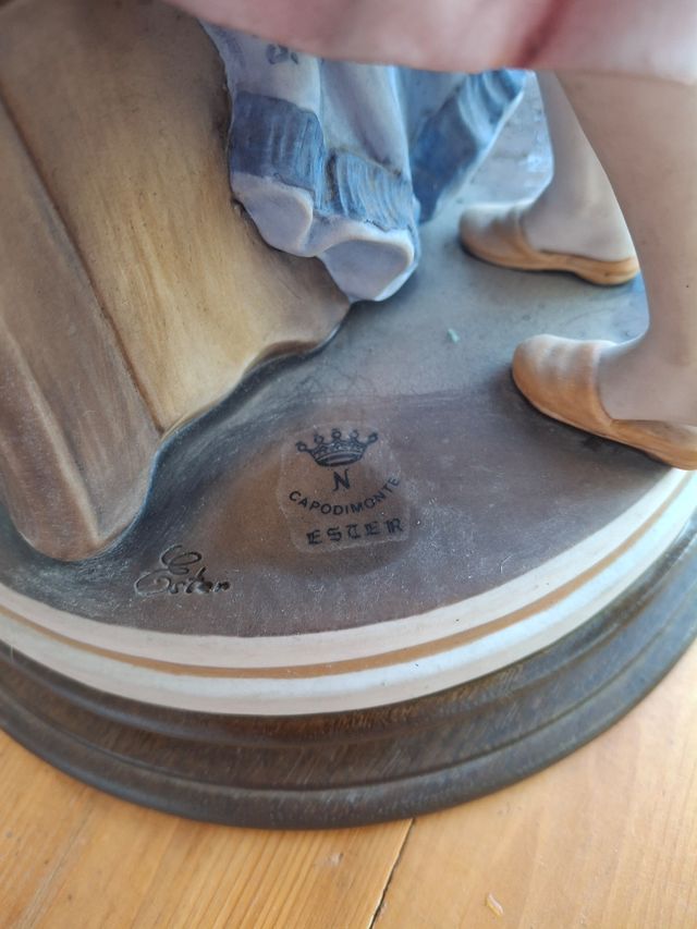 Statuetta Ceramica Bambine