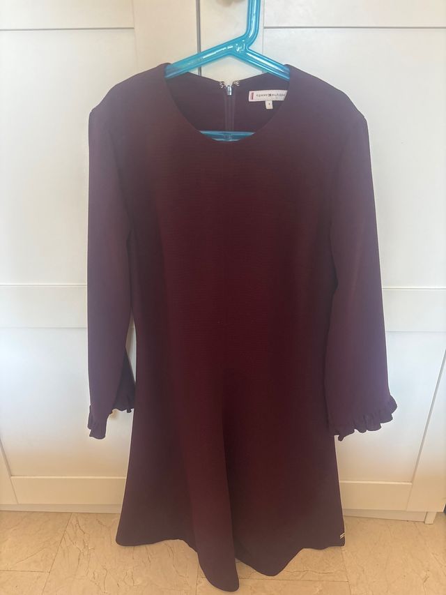 Vestido Tommy Hilfiger morado talla M