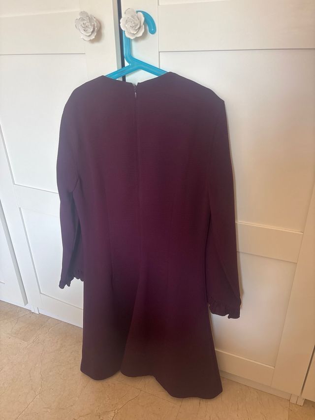 Vestido Tommy Hilfiger morado talla M