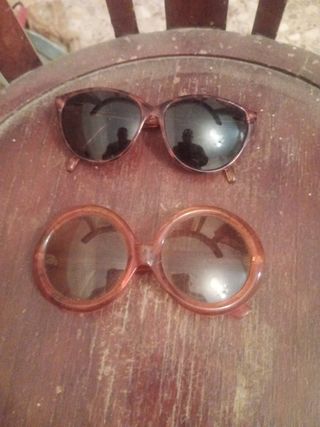 Gafas vintage mujer - Marrón