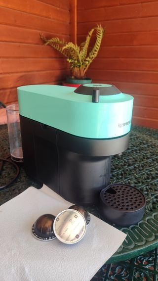 Máquina de café Nespresso: Krups, Vertuo Pop; mint