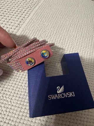 Pulsera Swarovski rosa
