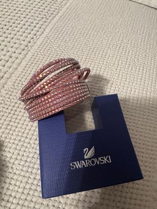 Pulsera Swarovski rosa