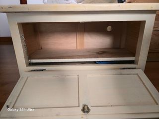 Baúl madera infantil gatos