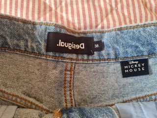 Mini Falda Vaquera Mickey Mouse Desigual