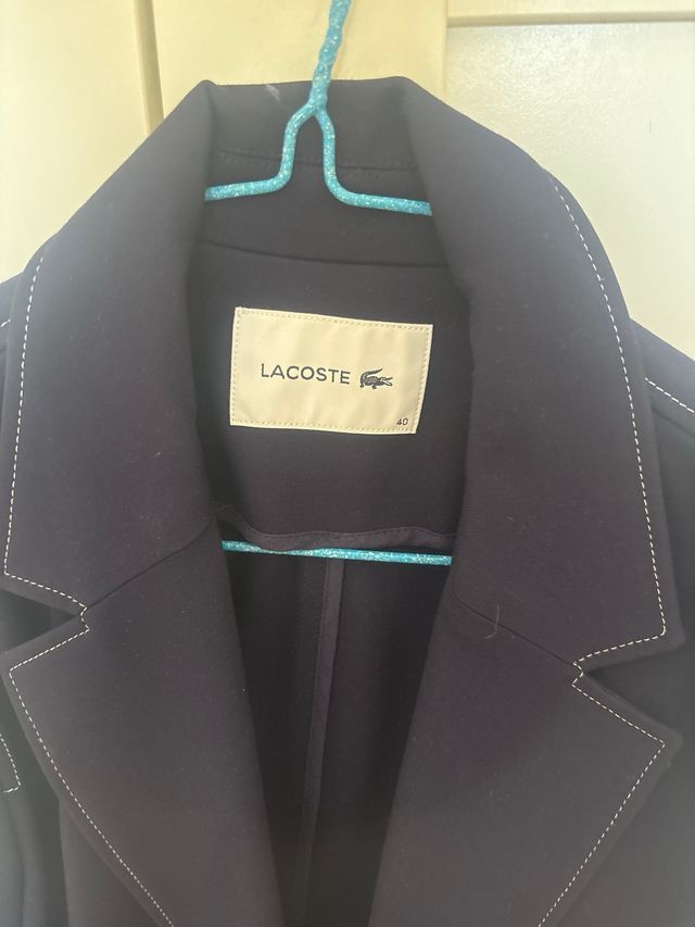 Chaqueta azul lacoste talla 40