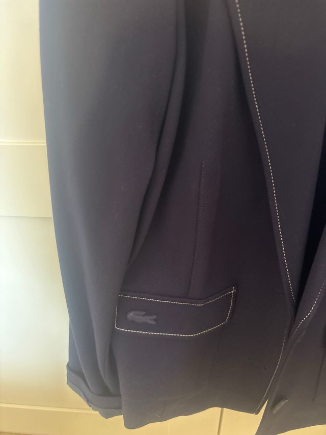 Chaqueta azul lacoste talla 40