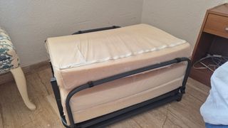 Puff cama plegable