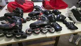 Patines Oxelo + protecciones