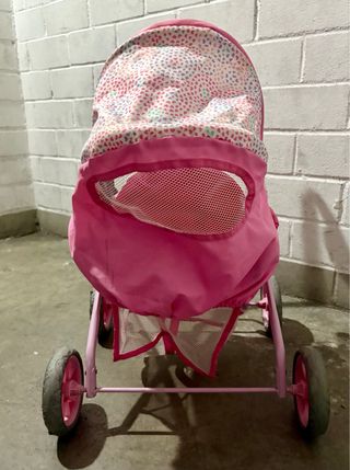 Cochecito Muñecas Rosa