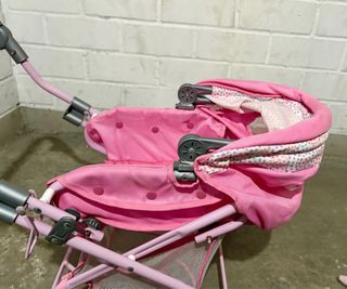 Cochecito Muñecas Rosa