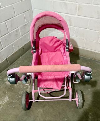 Cochecito Muñecas Rosa