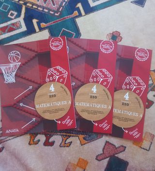 Matemáticas ESO 4° - Anaya (3 libros)