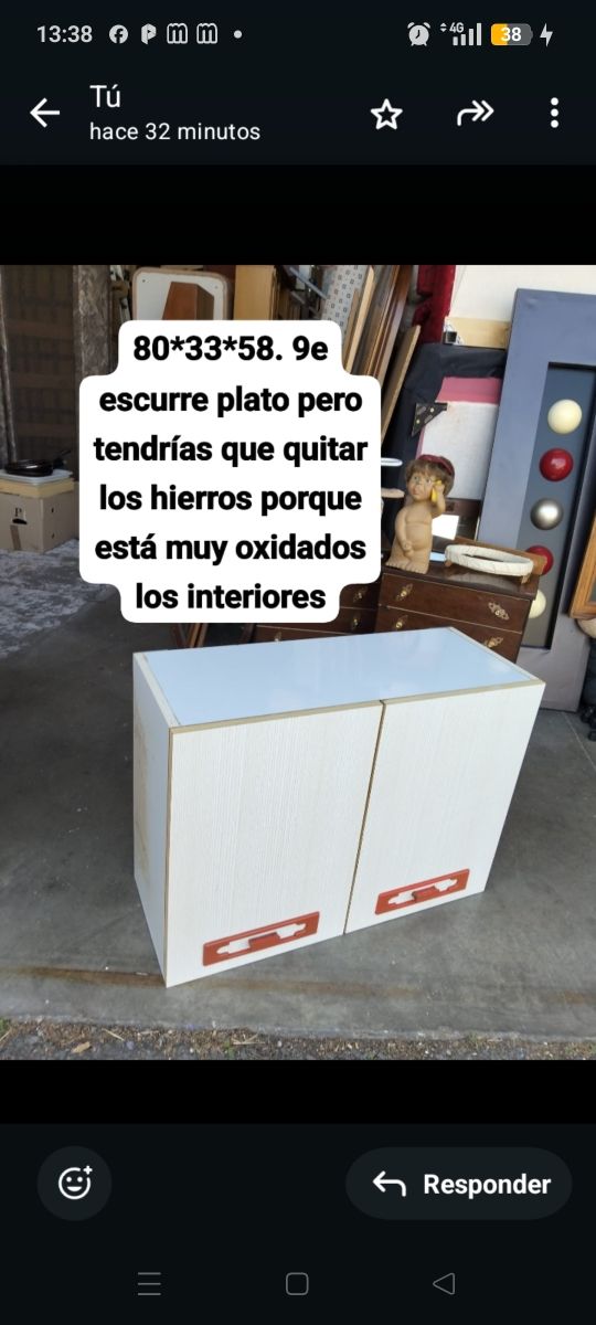 Escurreplatos 80x33x58cm