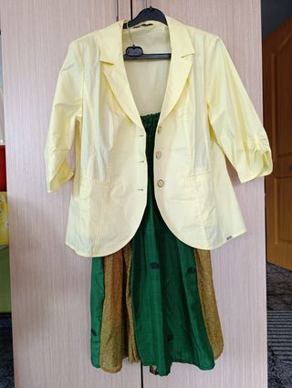 Conjunto chaqueta y vestido talla L