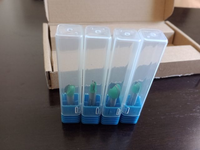 Juego fresas avelladoras Denali para madera