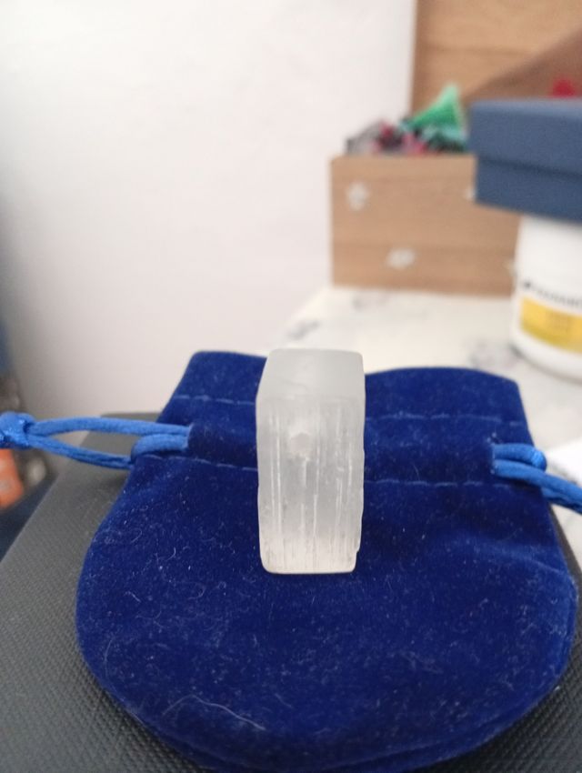 Colgante Selenita - Piedra Pulida