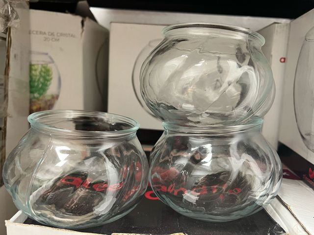 3 vasi in vetro IKEA 8 cm (VILJESTARK)