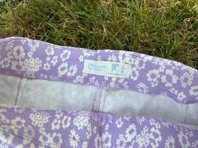 Falda pantalón Primark lila XS