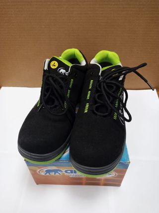 Zapatos seguridad Aníbal S3 - negros y verdes