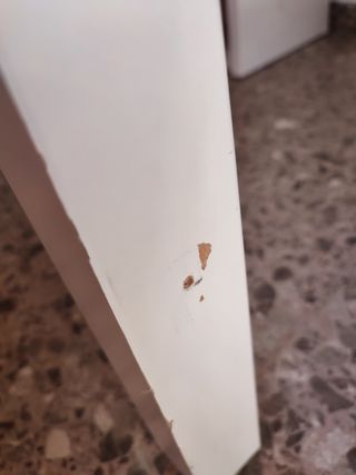 Mesa blanca Ikea -  madera