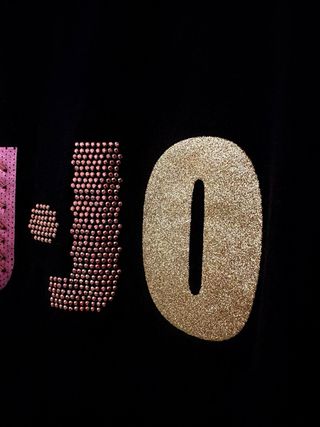 Vestito Liu Jo nero con dettagli oro