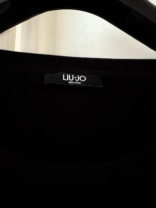 Vestito Liu Jo nero con dettagli oro