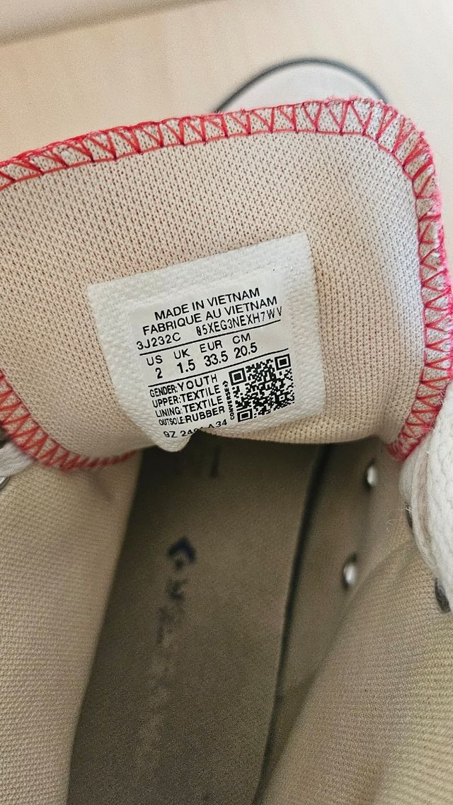 Converse rojas | Talla 33,5