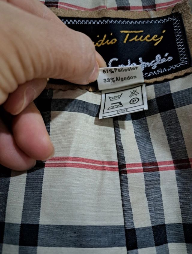 Gabardina Emidio Tucci beige