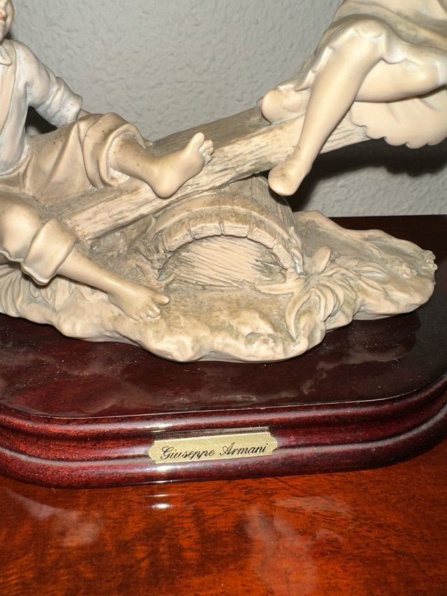 Figura Capodimonte del mejor amigo del balacín
