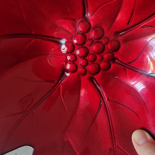 Ciotola rossa vetro