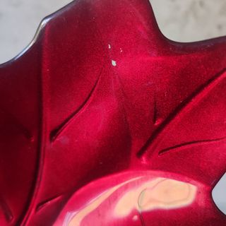 Ciotola rossa vetro