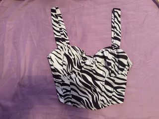 Top cebra Bershka XS