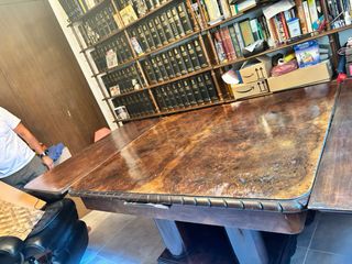 Mesa antigua madera siglo XIX