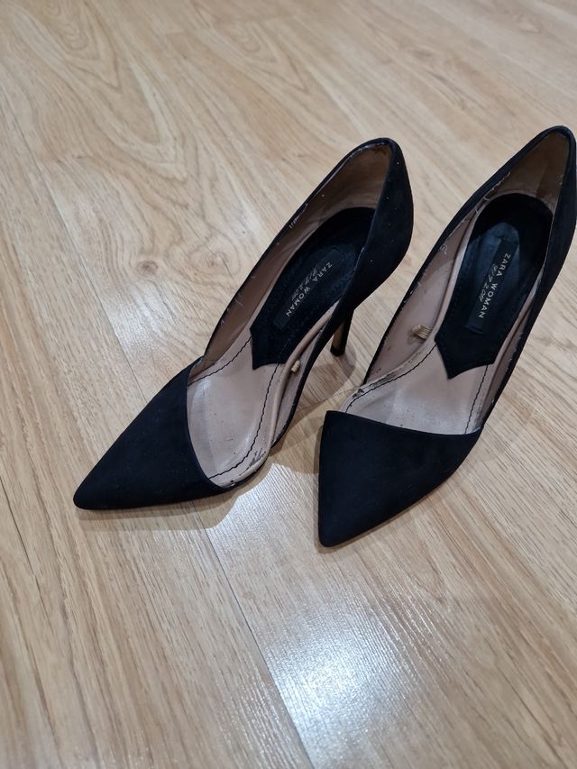 Tacones negros Zara - Zapatos mujer