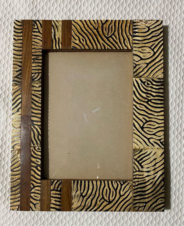 Marco fotos madera - India